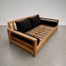 STYLE 1 Pillow & Bolster Cushion for Outdoor Indoor Daybed Porch Swing Bed Twin Size Piped Trim AD109 | COVERS ONLY |
