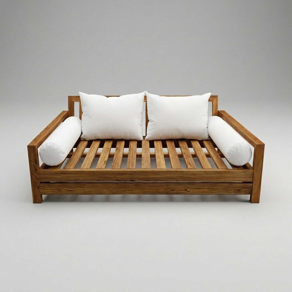 STYLE 1 Pillow & Bolster Cushion Polyester Fiberfill Inserts for Outdoor Indoor Daybed Porch Swing Bed | INSERT ONLY |