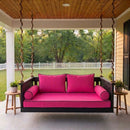 |COVER ONLY| Style 1 Twin Contrast Trim Daybed Mattress Bolster Back Covers AD110
