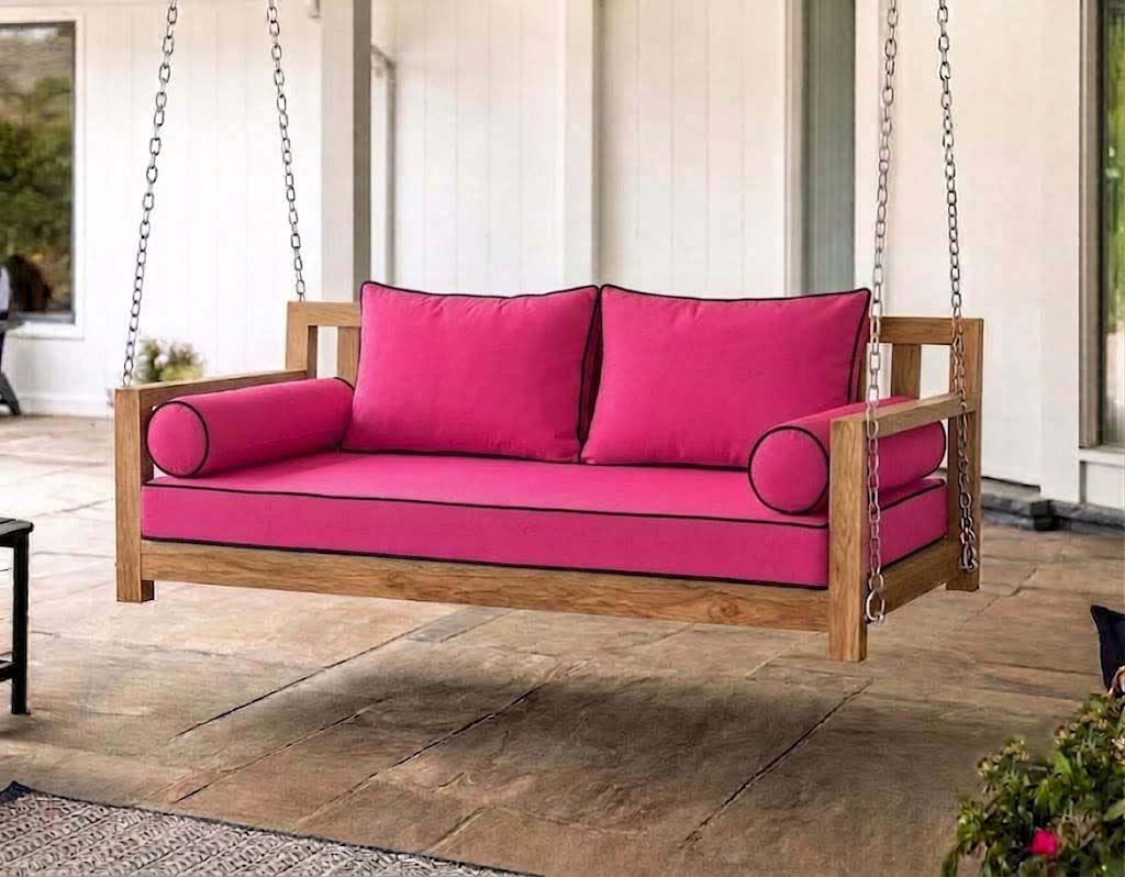 Style 1 Twin Size 5PC Contrast Pipe Outdoor Daybed Mattress Cushion Complete Set AD110
