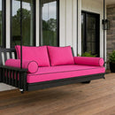 |COVER ONLY| Style 1 Twin Contrast Trim Daybed Mattress Bolster Back Covers AD110