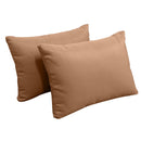 STYLE 2 Pillow & Bolster Cushion for Outdoor Indoor Daybed Porch Swing Bed Queen Size | COVERS ONLY |