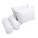 STYLE 2 - QUEEN SIZE Daybed Mattress Cushion Pillow Covers Inserts COMPLETE SET