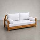 STYLE 2 - Mattress & Pillow Bolster Cushion Cover and Insert for Outdoor Indoor Daybed Porch Swing Bed Crib Size