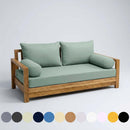 STYLE 2 - Mattress & Pillow Bolster Cushion Cover and Insert for Outdoor Indoor Daybed Porch Swing Bed