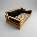 STYLE 2 Pillow & Bolster Cushion for Outdoor Indoor Daybed Porch Swing Bed Twin Size Piped Trim AD109 | COVERS ONLY |