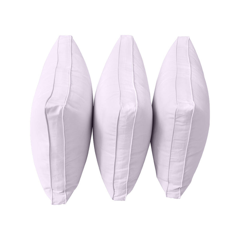 STYLE 3 Pillow & Bolster Cushion for Outdoor Indoor Daybed Porch Swing Bed Queen Size | COVERS ONLY |