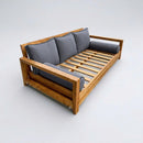 STYLE 3 Pillow & Bolster Cushion for Outdoor Indoor Daybed Porch Swing Bed Crib Size Contrast Trim AD001 | COVERS ONLY |