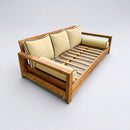 STYLE 3 Pillow & Bolster Cushion for Outdoor Indoor Daybed Porch Swing Bed Crib Size Contrast Trim AD103 | COVERS ONLY |