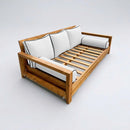 STYLE 3 Pillow & Bolster Cushion for Outdoor Indoor Daybed Porch Swing Bed Crib Size Contrast Trim AD106 | COVERS ONLY |