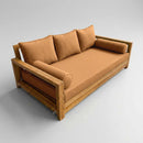 STYLE 3 - Mattress & Pillow Bolster Cushion Cover and Insert for Outdoor Indoor Daybed Porch Swing Bed Twin Size