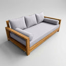 STYLE 3 - Mattress & Pillow Bolster Cushion Cover and Insert for Outdoor Indoor Daybed Porch Swing Bed Twin Size