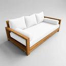 STYLE 3 - Mattress & Pillow Bolster Cushion Cover and Insert for Outdoor Indoor Daybed Porch Swing Bed Twin Size