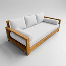 STYLE 3 - Mattress & Pillow Bolster Cushion Cover and Insert for Outdoor Indoor Daybed Porch Swing Bed Full Size