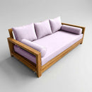 STYLE 3 - Mattress & Pillow Bolster Cushion Cover and Insert for Outdoor Indoor Daybed Porch Swing Bed Twin Size