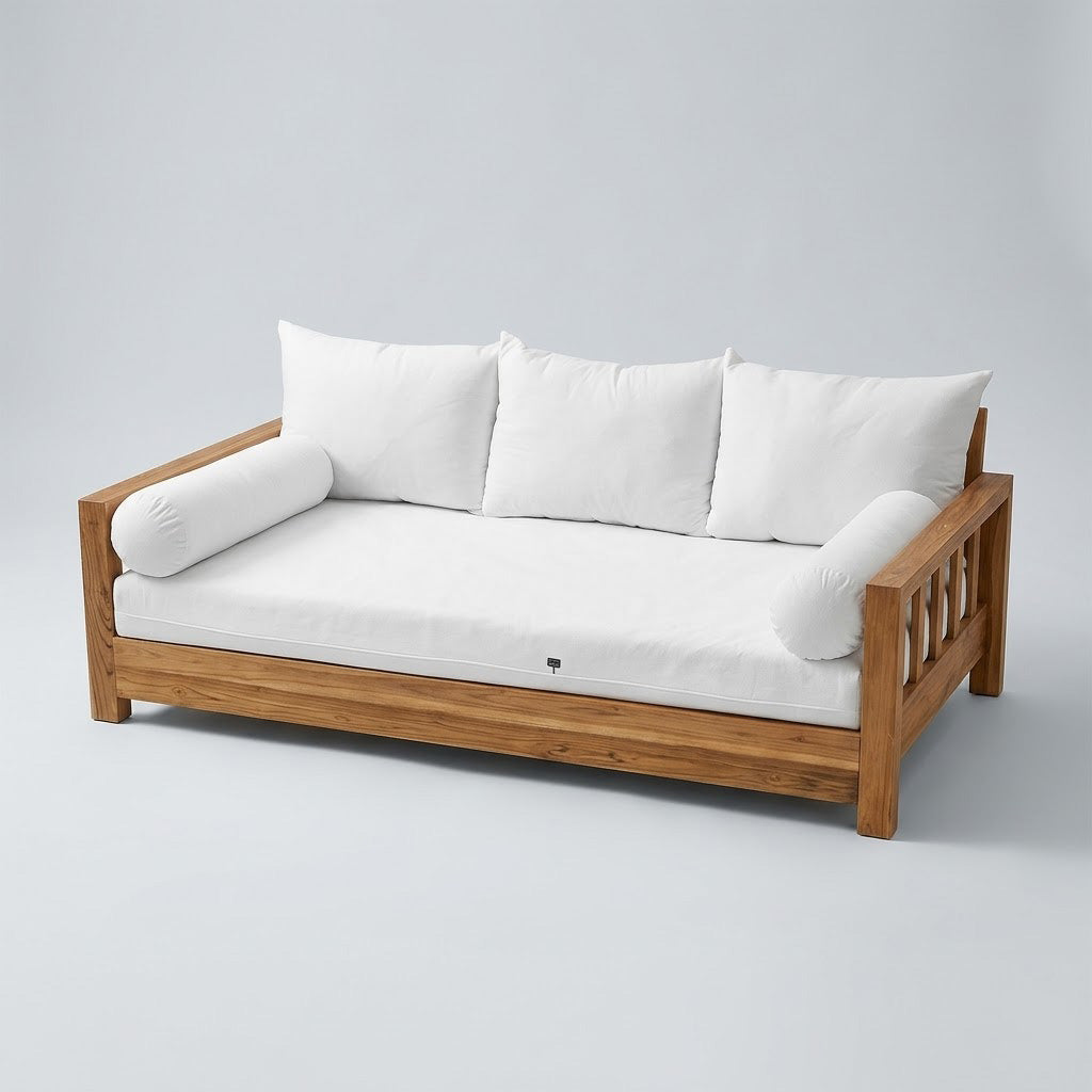 STYLE 3 Mattress Foam, Pillow & Bolster Cushion Polyester Fiberfill Inserts for Outdoor Indoor Daybed Porch Swing Bed | INSERT ONLY |