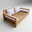 STYLE 4 Pillow & Bolster Cushion for Outdoor Indoor Daybed Porch Swing Bed Full Size | COVERS ONLY |