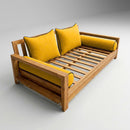 STYLE 4 Pillow & Bolster Cushion for Outdoor Indoor Daybed Porch Swing Bed Full Size | COVERS ONLY |