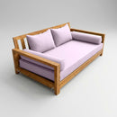 STYLE 4 - Mattress & Pillow Bolster Cushion Cover and Insert for Outdoor Indoor Daybed Porch Swing Bed Crib Size