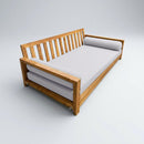 Style5 Queen Size 3PC Knife Edge Outdoor Daybed Mattress Cushion Bolster Pillow Slip Cover COMPLETE SET AD105