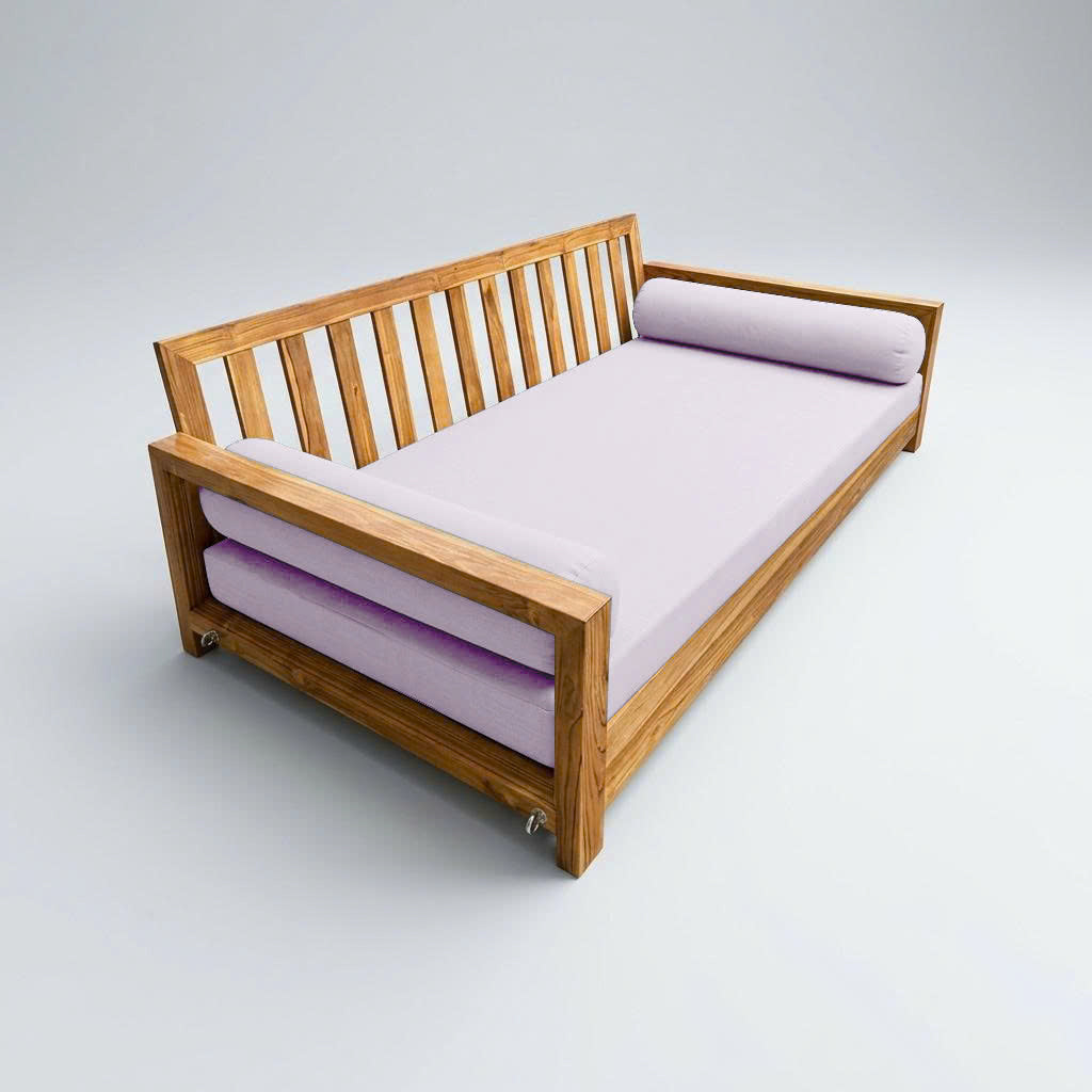 Style5 Full Size 3PC Knife Edge Outdoor Daybed Mattress Cushion Bolster Pillow Slip Cover COMPLETE SET AD107