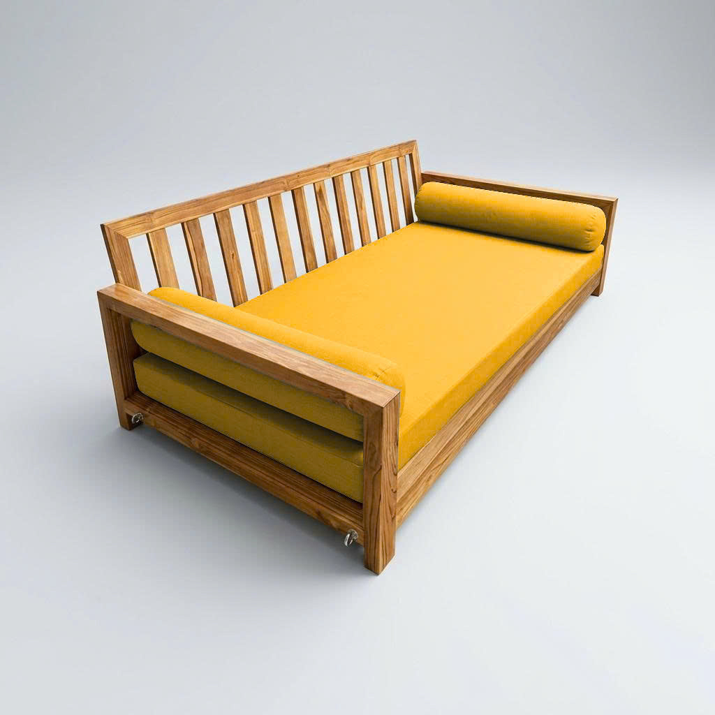 Style5 Twin-XL Size 3PC Knife Edge Outdoor Daybed Mattress Cushion Bolster Pillow SlipCover COMPLETE SET AD108