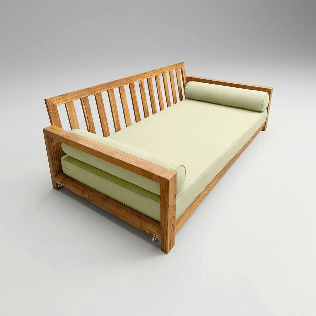 STYLE 5 - Mattress & Pillow Bolster Cushion Cover and Insert for Outdoor Indoor Daybed Porch Swing Bed Crib Size