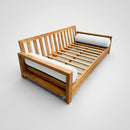 STYLE 5 Bolster Pillow for Outdoor Indoor Daybed Porch Swing Bed Queen Size Knife Edge AD106 | COVERS ONLY |