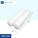 STYLE 5 Bolster Pillow Polyester Fiberfill Inserts for Outdoor Indoor Daybed Porch Swing Bed | INSERT ONLY |