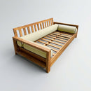 STYLE 6 Bolster Pillow for Outdoor Indoor Daybed Porch Swing Bed Twin-XL Size Contrast Trim AD005 | COVERS ONLY |