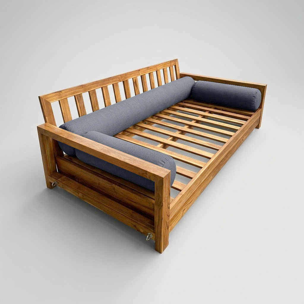 STYLE 6 Bolster Pillow for Outdoor Indoor Daybed Porch Swing Bed Crib Size Knife Edge AD001 | COVERS ONLY |