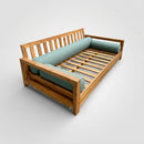 STYLE 6 Bolster Pillow for Outdoor Indoor Daybed Porch Swing Bed Twin Size Piped Trim AD002 | COVERS ONLY |