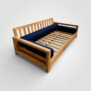 STYLE 6 Bolster Pillow for Outdoor Indoor Daybed Porch Swing Bed Full Size Piped Trim AD101 | COVERS ONLY |