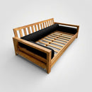 STYLE 6 Bolster Pillow for Outdoor Indoor Daybed Porch Swing Bed Twin-XL Size Piped Trim AD109 | COVERS ONLY |