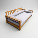 STYLE 6 - Mattress & Pillow Bolster Cushion Cover and Insert for Outdoor Indoor Daybed Porch Swing Bed Crib Size