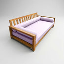 STYLE 6 - Mattress & Pillow Bolster Cushion Cover and Insert for Outdoor Indoor Daybed Porch Swing Bed Crib Size
