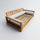 STYLE 6 - Bolster Pillow for Outdoor Indoor Daybed Porch Swing Bed Twin-XL Size | COVERS ONLY |