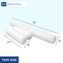 STYLE 6 Bolster Pillow Polyester Fiberfill Inserts for Outdoor Indoor Daybed Porch Swing Bed | INSERT ONLY |