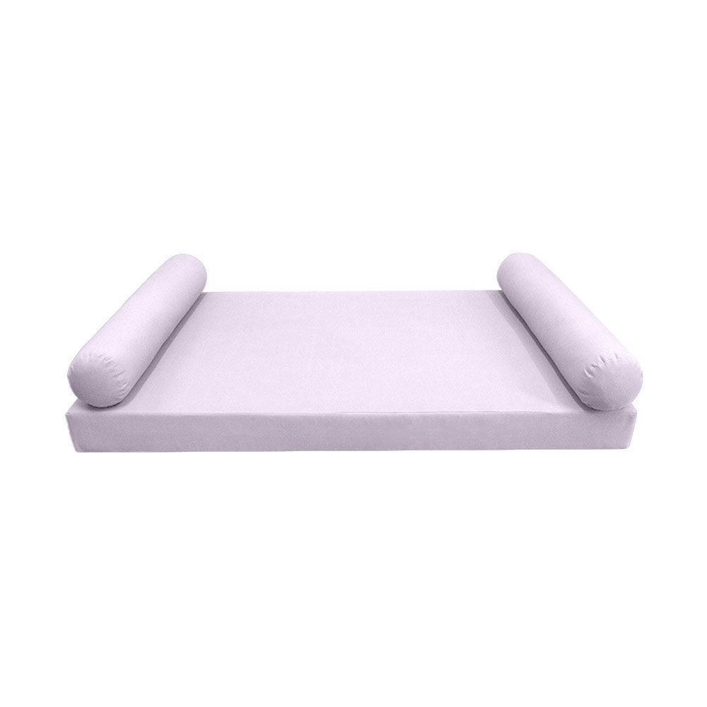STYLE 5 - Mattress & Bolster Pillow for Outdoor Indoor Daybed Porch Swing Bed Queen Size | COVERS ONLY |