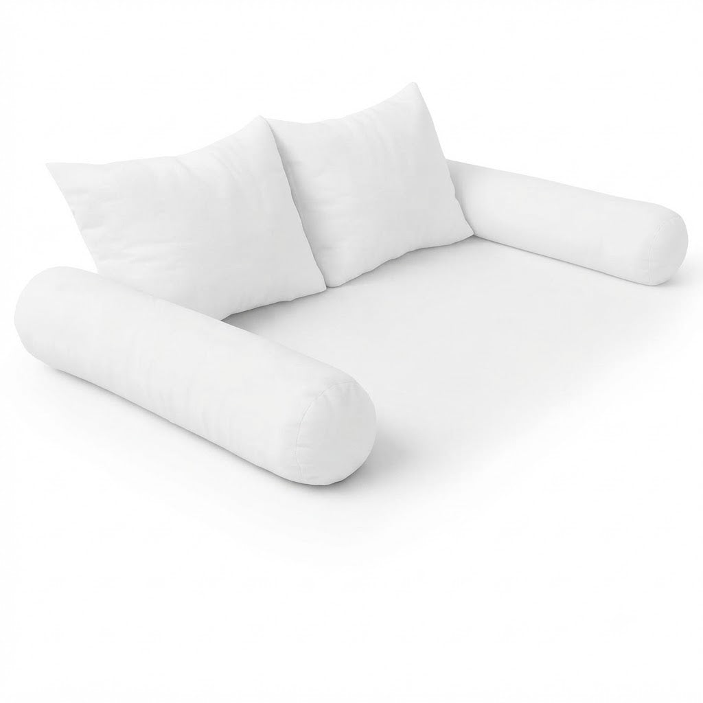 STYLE 1 Pillow & Bolster Cushion Polyester Fiberfill Inserts for Outdoor Indoor Daybed Porch Swing Bed | INSERT ONLY |