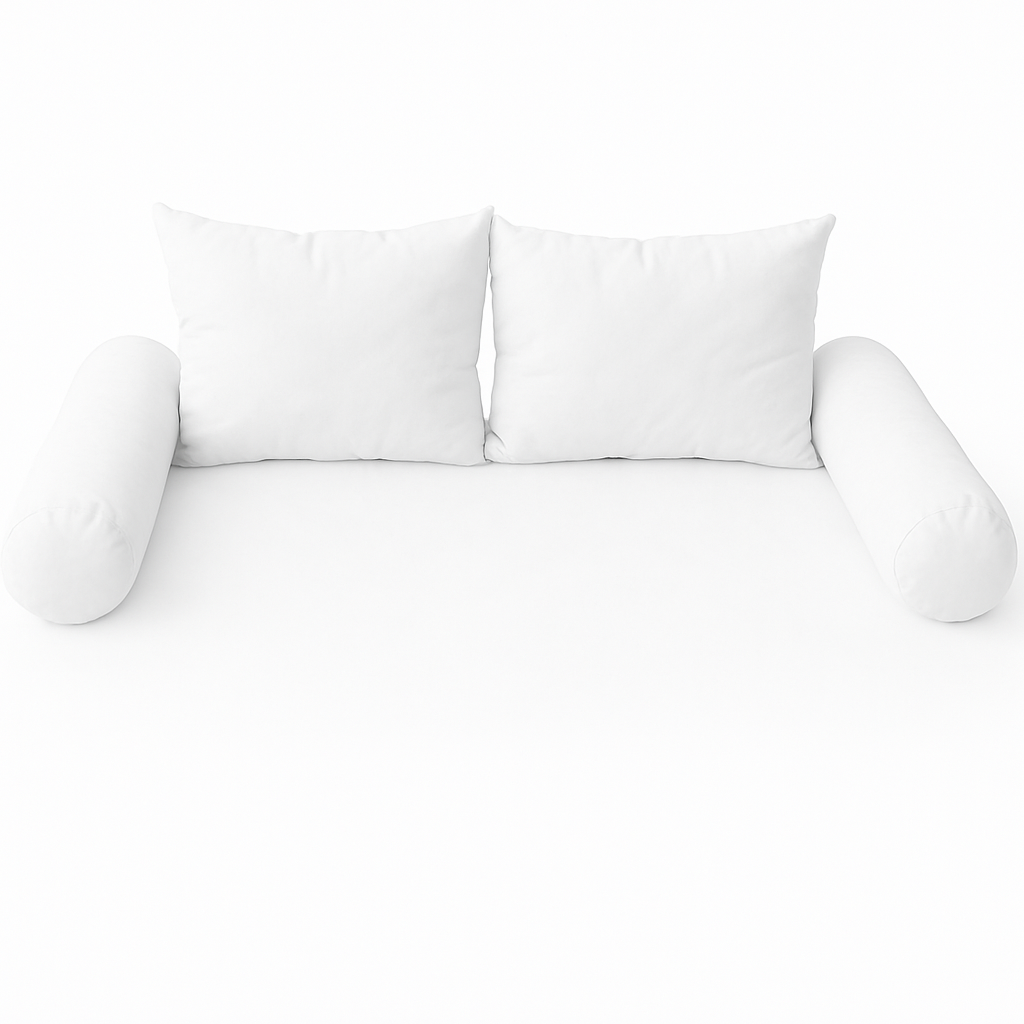 STYLE 4 Pillow & Bolster Cushion Polyester Fiberfill Inserts for Outdoor Indoor Daybed Porch Swing Bed | INSERT ONLY |
