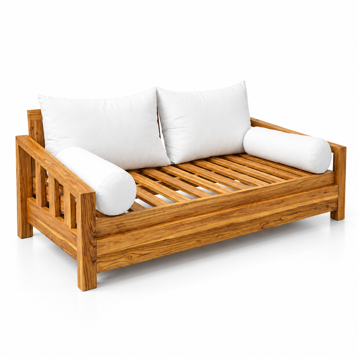 STYLE 2 TWIN SIZE Pillow & Bolster Cushion Polyester Fiberfill Inserts for Outdoor Indoor Daybed Porch Swing Bed | INSERT ONLY |