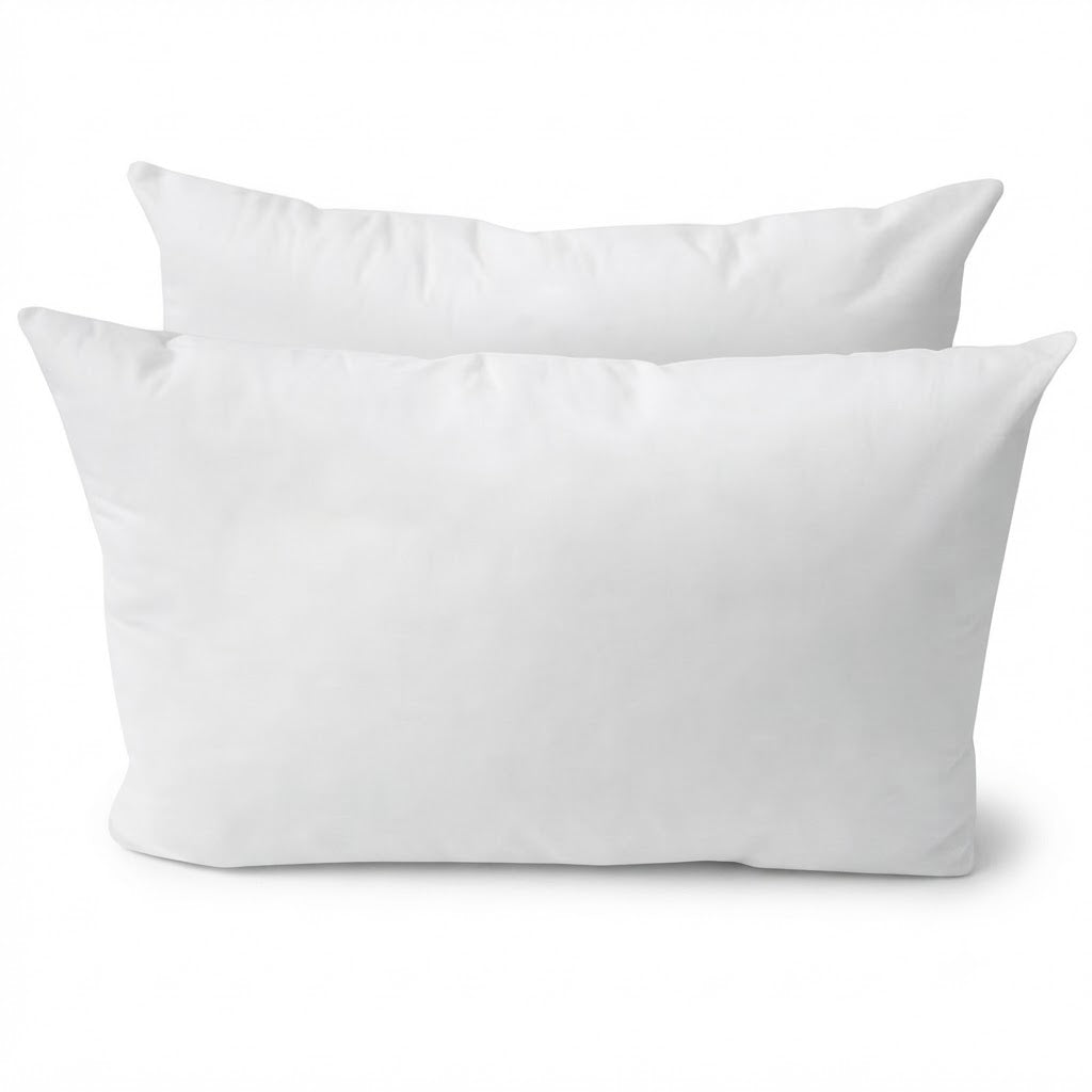 STYLE 2 TWIN SIZE Pillow & Bolster Cushion Polyester Fiberfill Inserts for Outdoor Indoor Daybed Porch Swing Bed | INSERT ONLY |