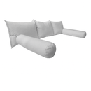 STYLE 3 Pillow & Bolster Cushion Polyester Fiberfill Inserts for Outdoor Indoor Daybed Porch Swing Bed | INSERT ONLY |