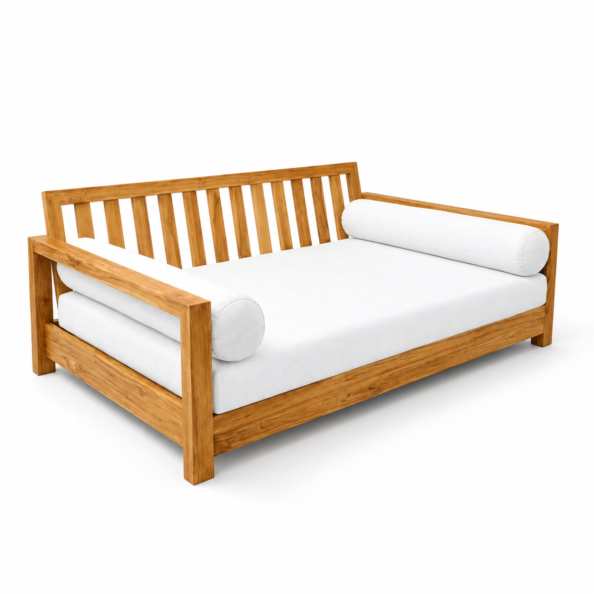 STYLE 5 Crib Size Mattress Foam, Bolster Pillow Cushion Polyester Fiberfill Inserts for Outdoor Indoor Daybed Porch Swing Bed | INSERT ONLY |