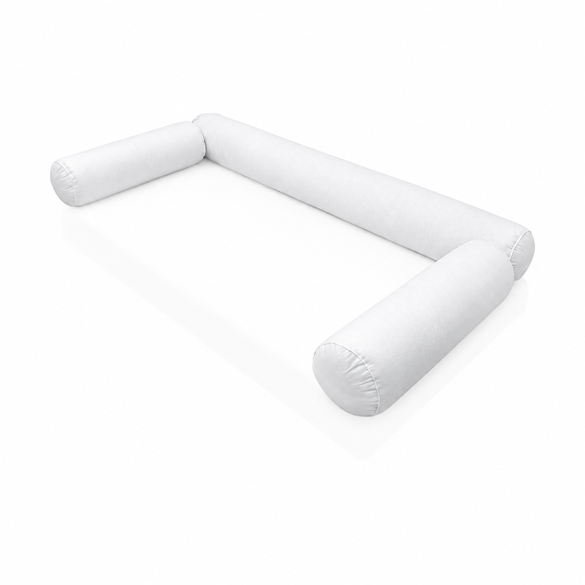 STYLE 6 TWIN SIZE Pillow Bolster Cushion Polyester Fiberfill Inserts for Outdoor Indoor Daybed Porch Swing Bed | INSERT ONLY |
