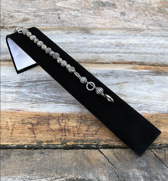 8'' x 1-1/2'' Black Velvet Small Ramp Jewelry Necklace Display Holder Showcase