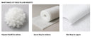 Outdoor Round Long Bolster Pillow Polyester FiberFill Decorative Bolster for Porch Swing Couch Sofa Cushion |INSERT ONLY|
