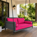 |COVER ONLY| Style 2 Twin Contrast Trim Daybed Mattress Bolster Back Covers AD110