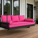 |COVER ONLY| Style 3 Twin Contrast Trim Daybed Mattress Bolster Back Covers AD110